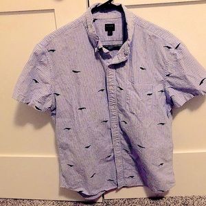 J Crew Flex Men’s short sleeve button down shirt